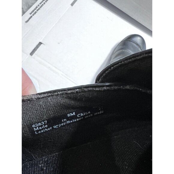 Clarks Womens Bendables Black Leather Slip-On Shoes Size 8M - Picture 5 of 8